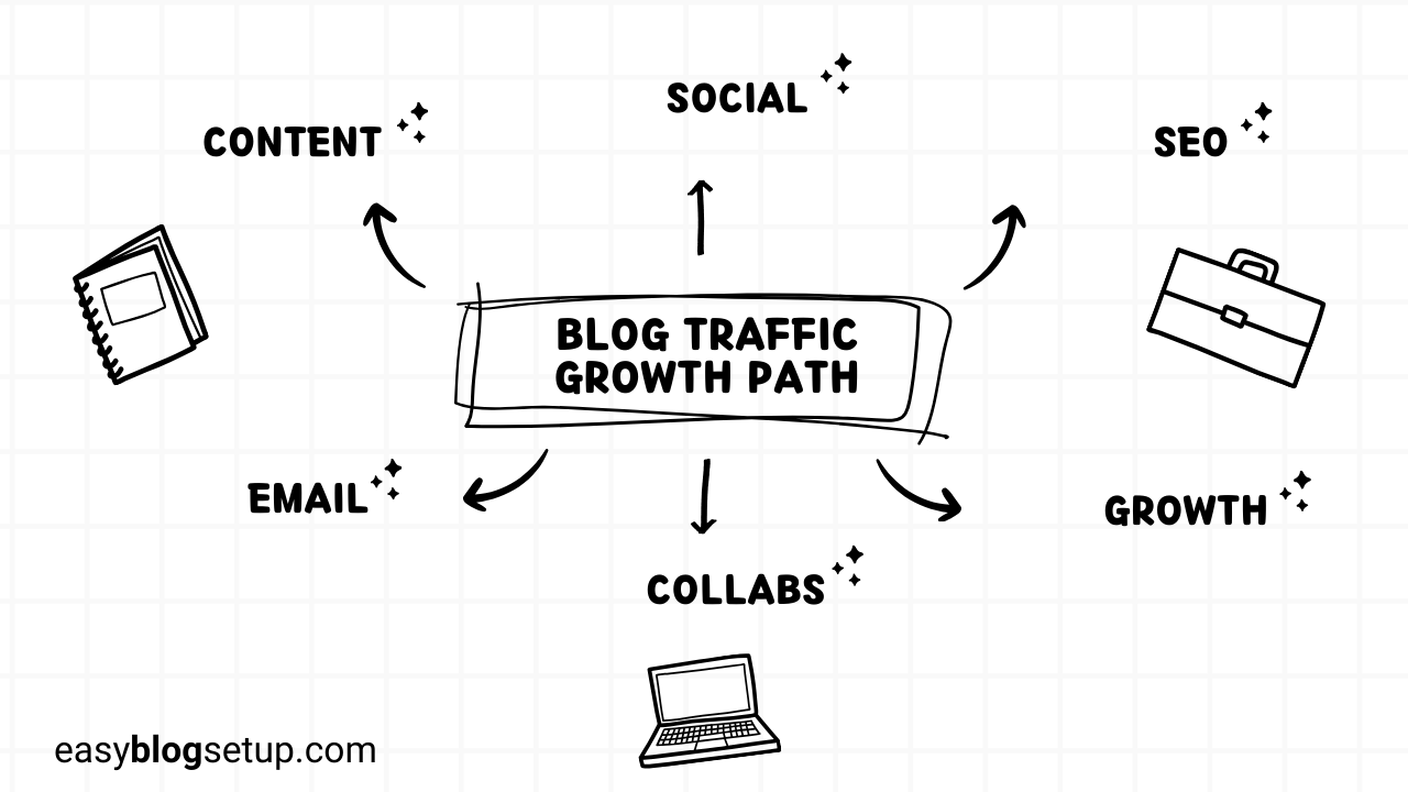 blog traffic growth path