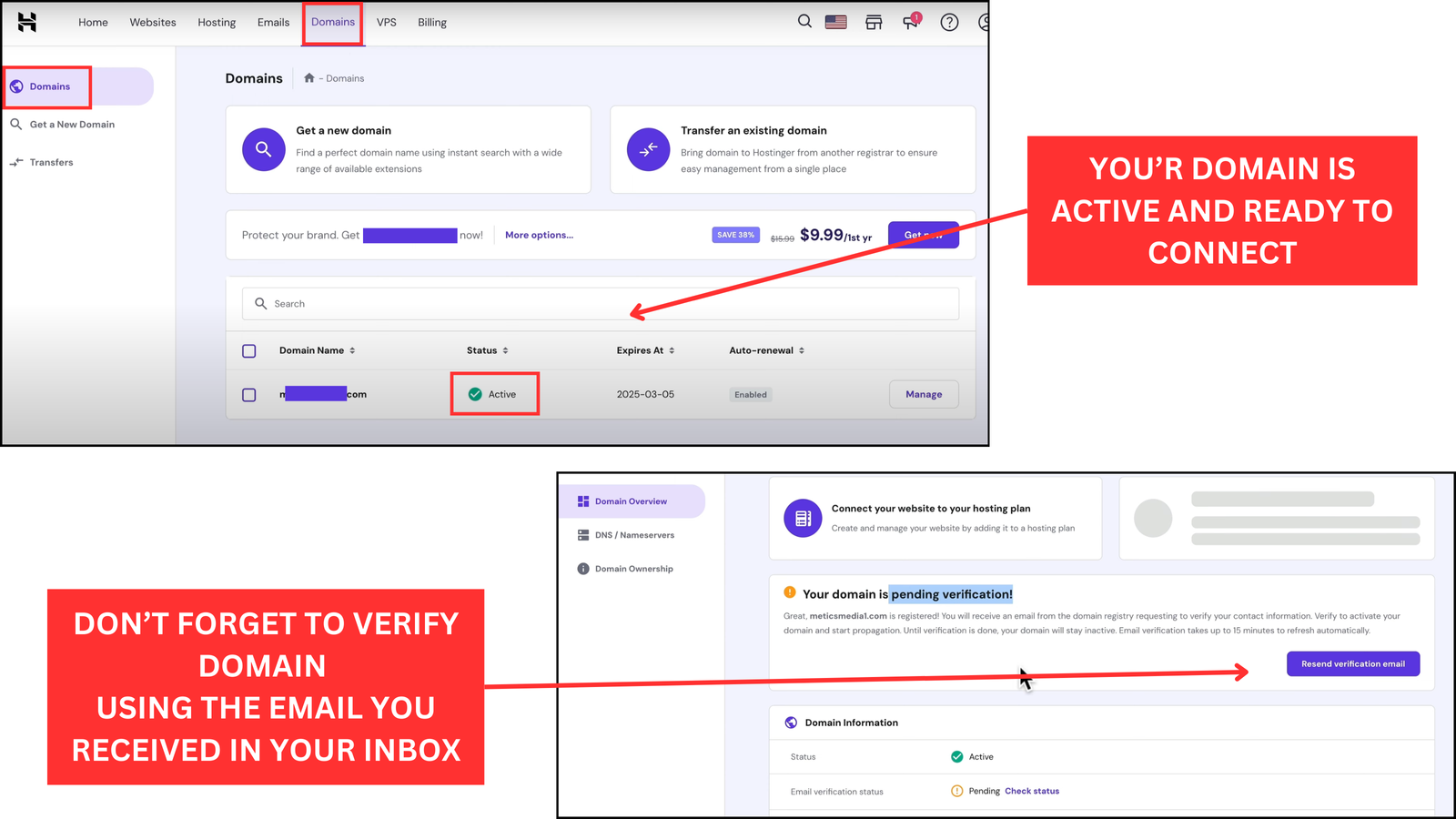 how to connect domain to hostinger how to connect domain to hostinger