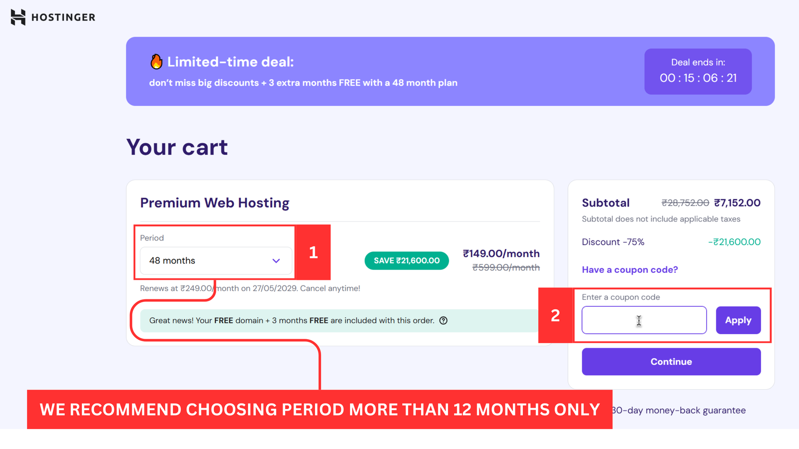 which hostinger plan to choose which hostinger plan to choose